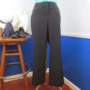 Simply Styled Classic Flare Leg Black Dress Pants